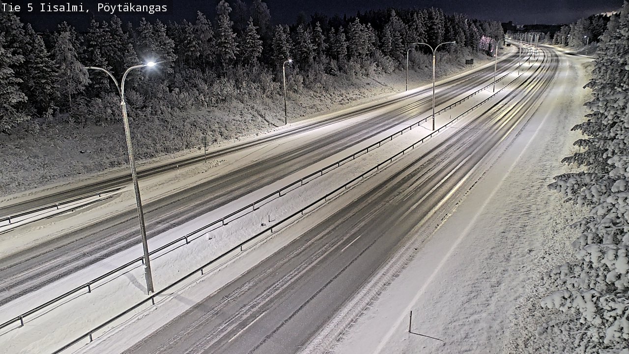 Weather Camera Image Väg 5 Idensalmi, Pöytäkangas, Iisalmi, Pohjois-Savo