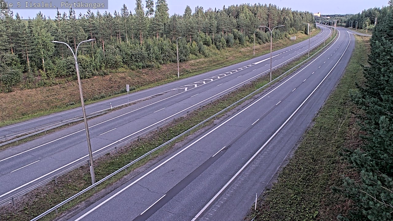 Kelikamerat Kuva Tie 5 Iisalmi, Pöytäkangas, Iisalmi, Pohjois-Savo