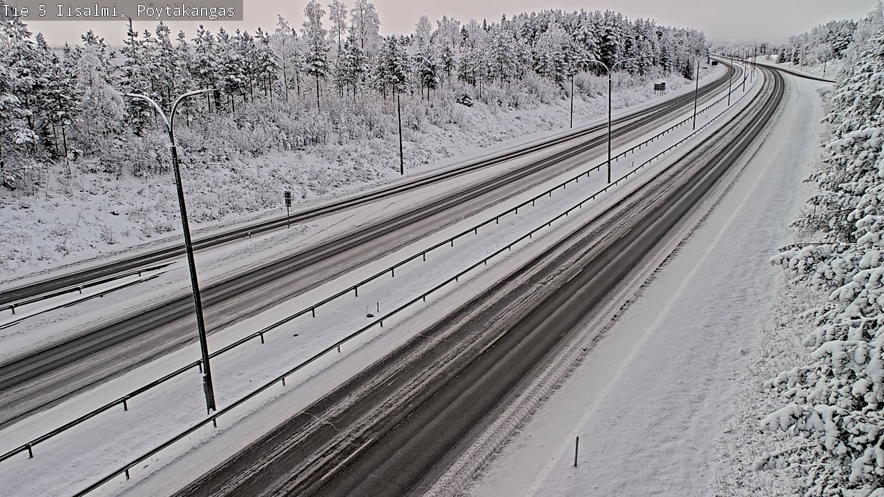 Weather Camera Image Väg 5 Idensalmi, Pöytäkangas, Iisalmi, Pohjois-Savo