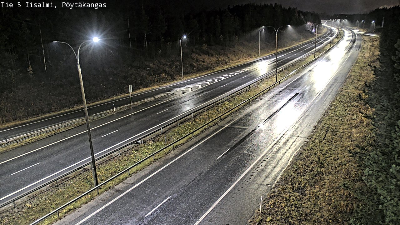 Weather Camera Image Väg 5 Idensalmi, Pöytäkangas, Iisalmi, Pohjois-Savo