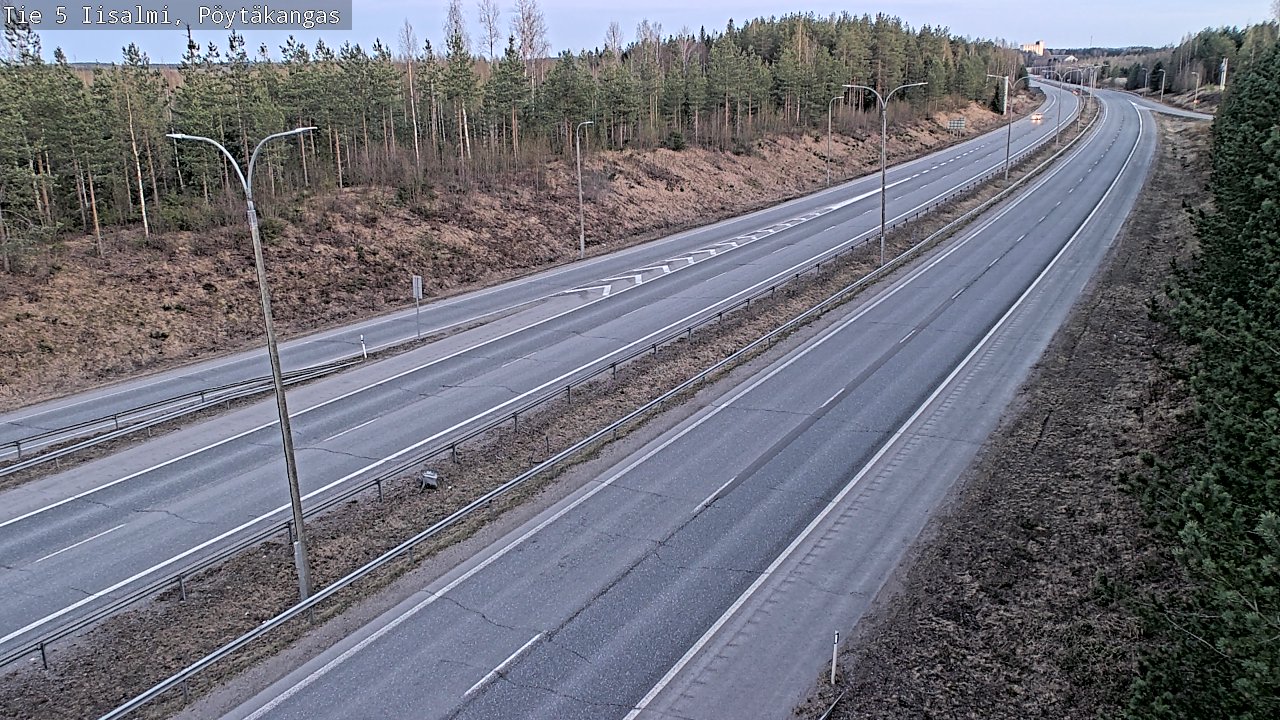 Weather Camera Image Väg 5 Idensalmi, Pöytäkangas, Iisalmi, Pohjois-Savo