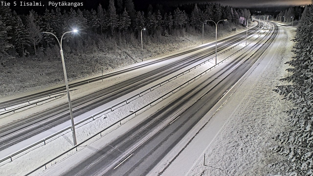 Kelikamerat Kuva Tie 5 Iisalmi, Pöytäkangas, Iisalmi, Pohjois-Savo