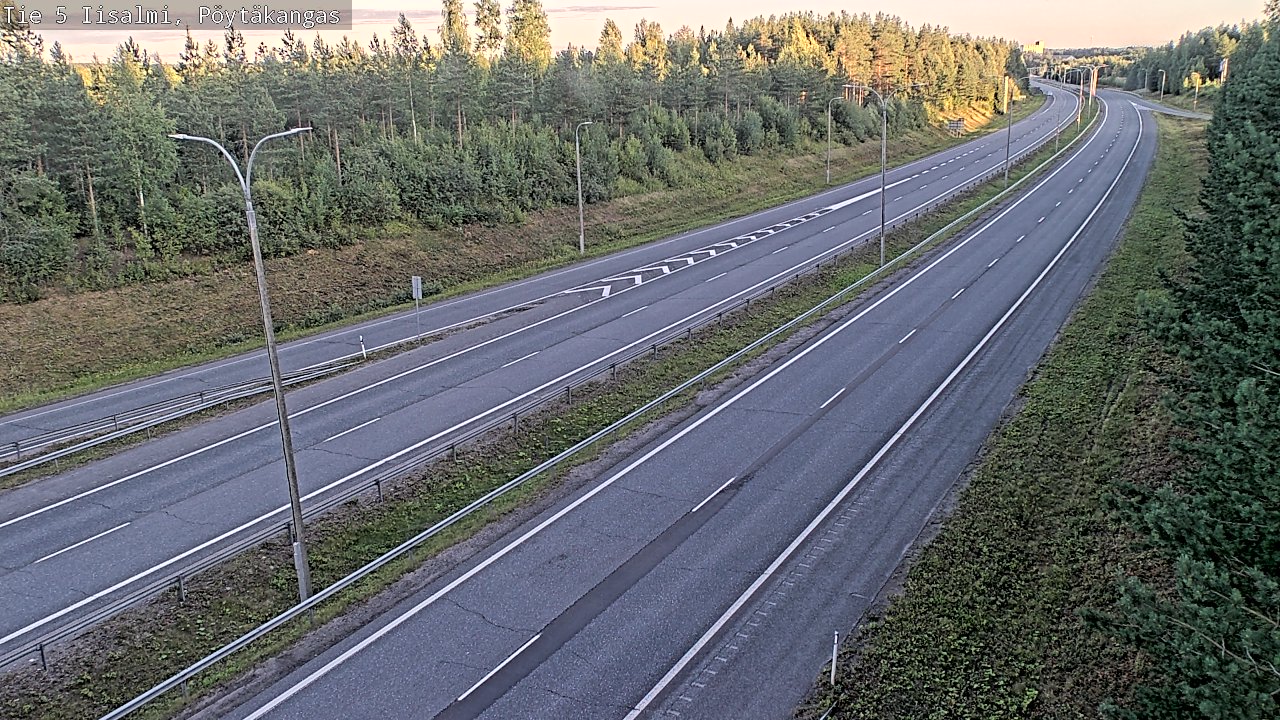 Kelikamerat Kuva Tie 5 Iisalmi, Pöytäkangas, Iisalmi, Pohjois-Savo