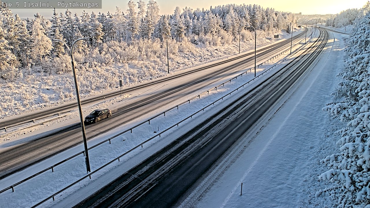 Weather Camera Image Väg 5 Idensalmi, Pöytäkangas, Iisalmi, Pohjois-Savo