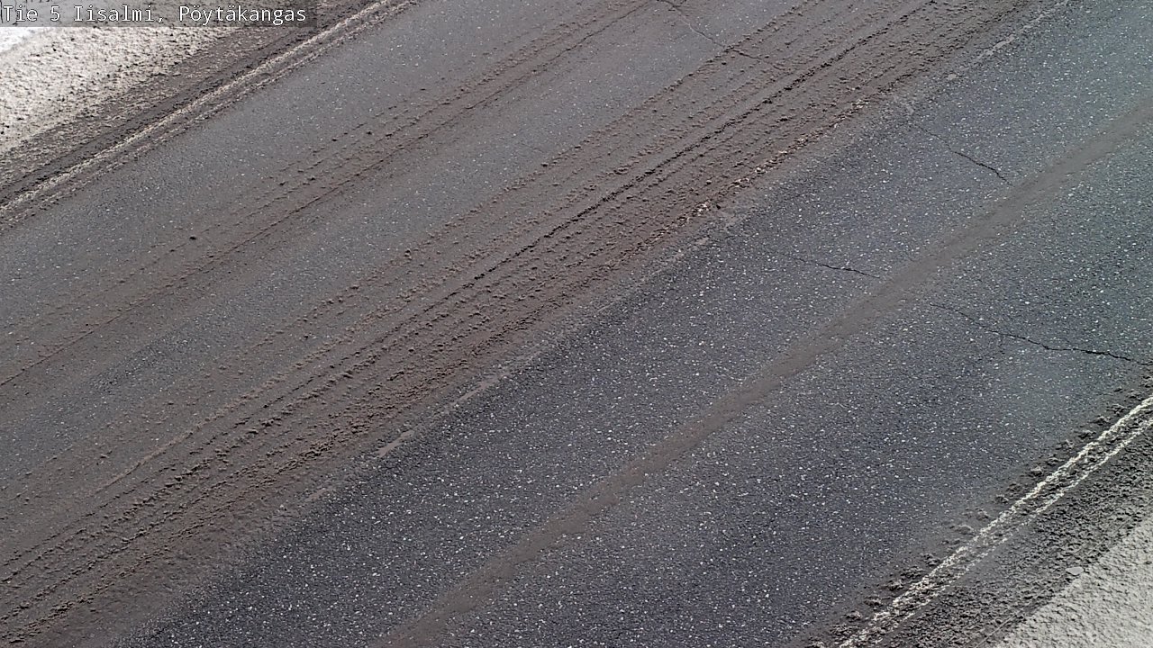 Weather Camera Image Road 5 Iisalmi, Pöytäkangas, Iisalmi, Pohjois-Savo