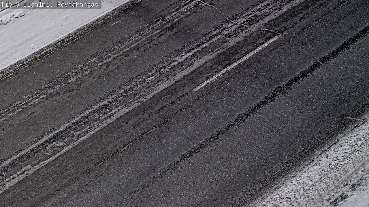 Weather Camera Image Väg 5 Idensalmi, Pöytäkangas, Iisalmi, Pohjois-Savo