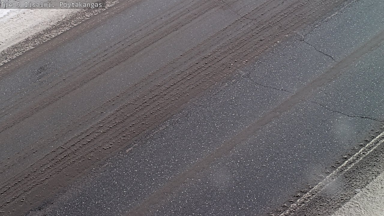Weather Camera Image Road 5 Iisalmi, Pöytäkangas, Iisalmi, Pohjois-Savo