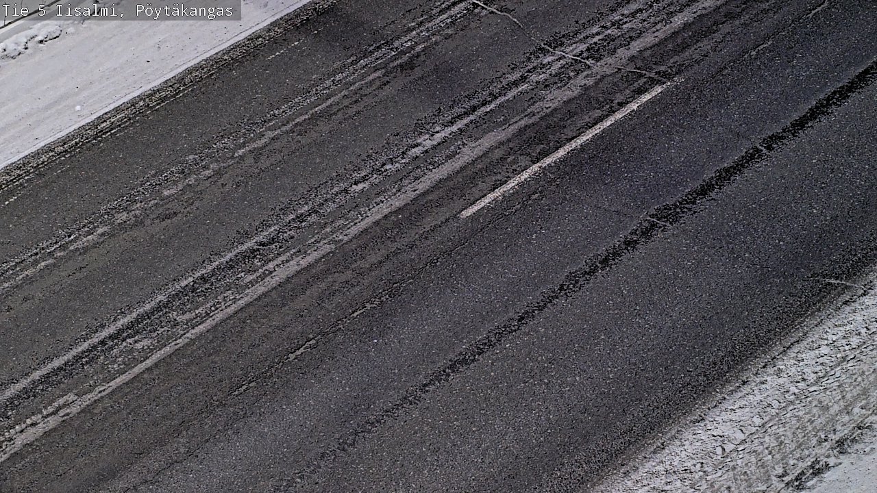 Weather Camera Image Road 5 Iisalmi, Pöytäkangas, Iisalmi, Pohjois-Savo