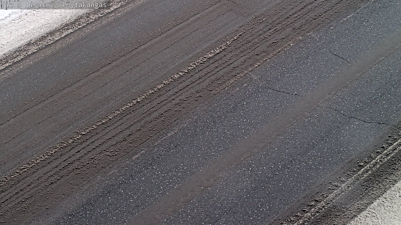 Weather Camera Image Road 5 Iisalmi, Pöytäkangas, Iisalmi, Pohjois-Savo