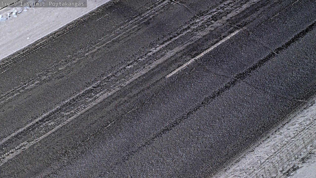 Weather Camera Image Road 5 Iisalmi, Pöytäkangas, Iisalmi, Pohjois-Savo