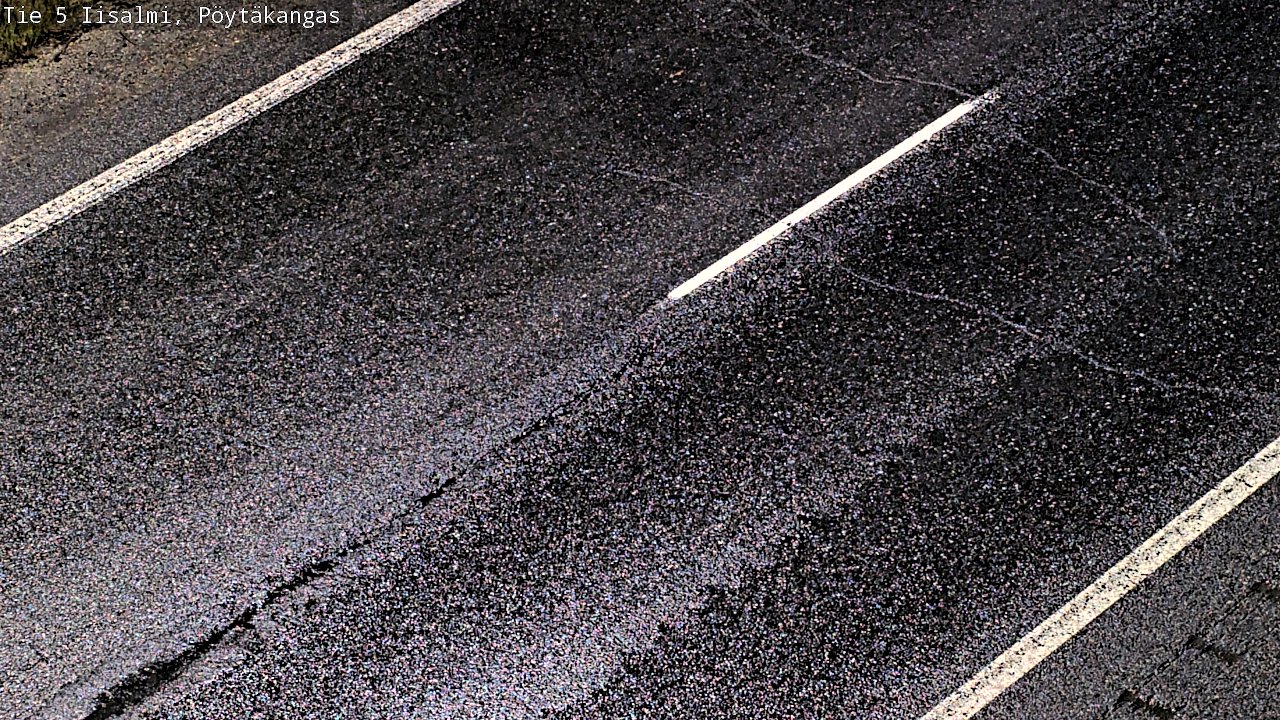 Weather Camera Image Road 5 Iisalmi, Pöytäkangas, Iisalmi, Pohjois-Savo