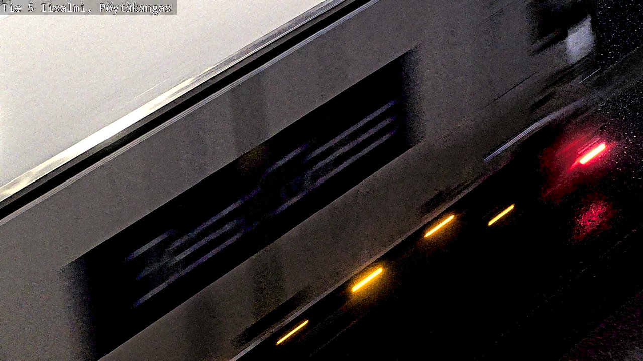 Weather Camera Image Road 5 Iisalmi, Pöytäkangas, Iisalmi, Pohjois-Savo