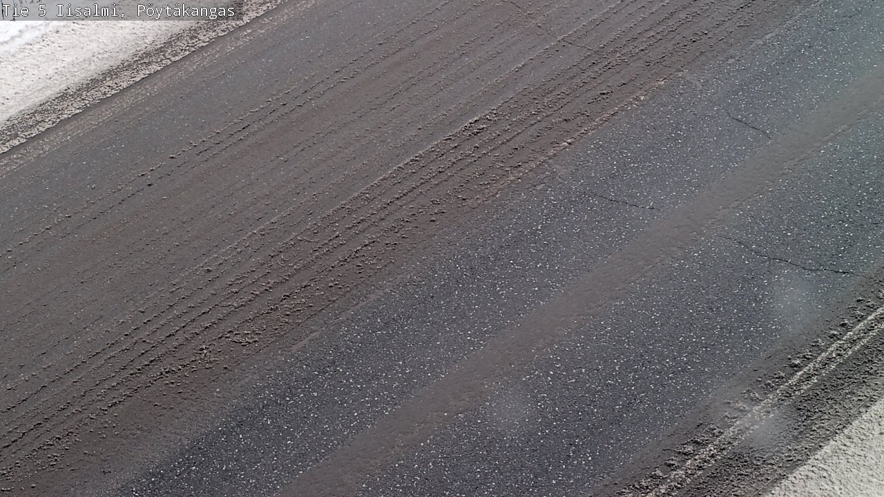 Weather Camera Image Road 5 Iisalmi, Pöytäkangas, Iisalmi, Pohjois-Savo