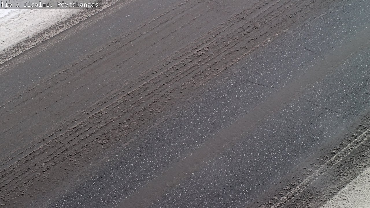 Weather Camera Image Road 5 Iisalmi, Pöytäkangas, Iisalmi, Pohjois-Savo