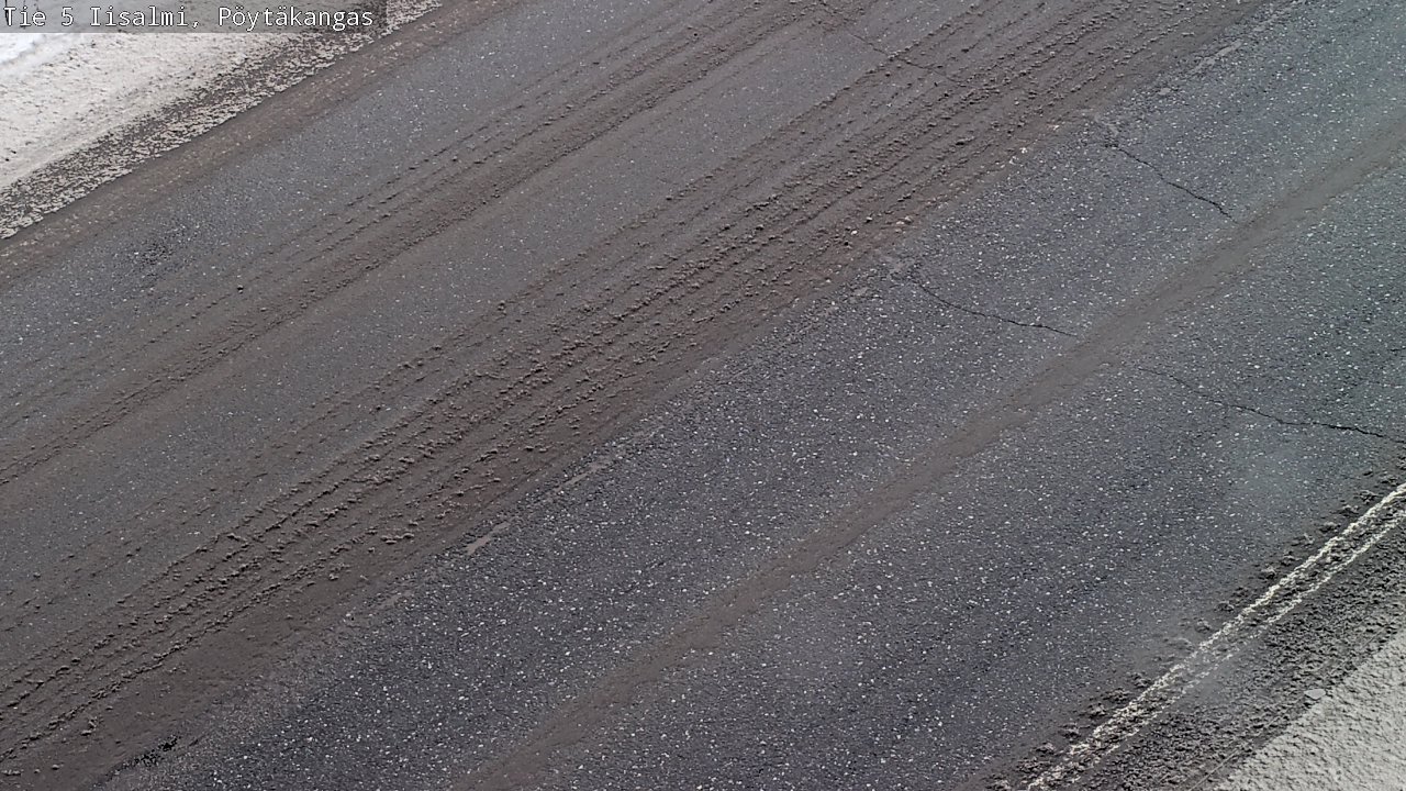 Weather Camera Image Road 5 Iisalmi, Pöytäkangas, Iisalmi, Pohjois-Savo