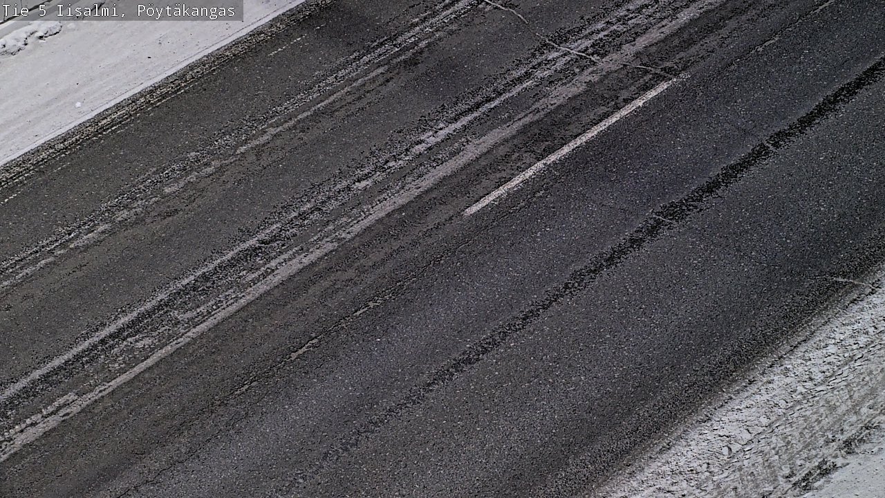 Weather Camera Image Road 5 Iisalmi, Pöytäkangas, Iisalmi, Pohjois-Savo