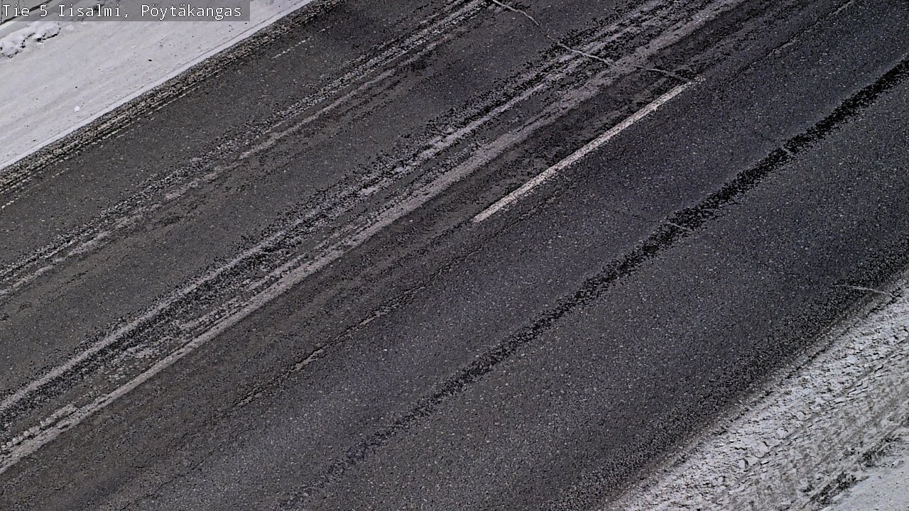 Weather Camera Image Road 5 Iisalmi, Pöytäkangas, Iisalmi, Pohjois-Savo