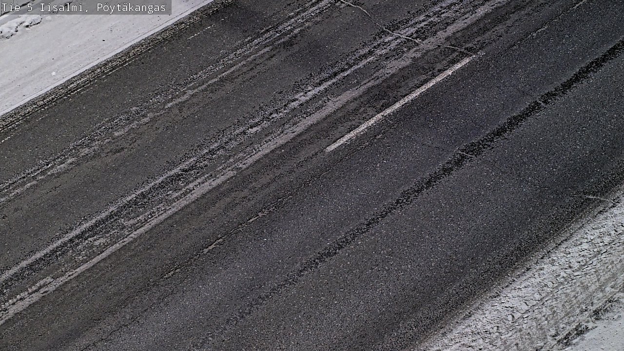 Weather Camera Image Road 5 Iisalmi, Pöytäkangas, Iisalmi, Pohjois-Savo