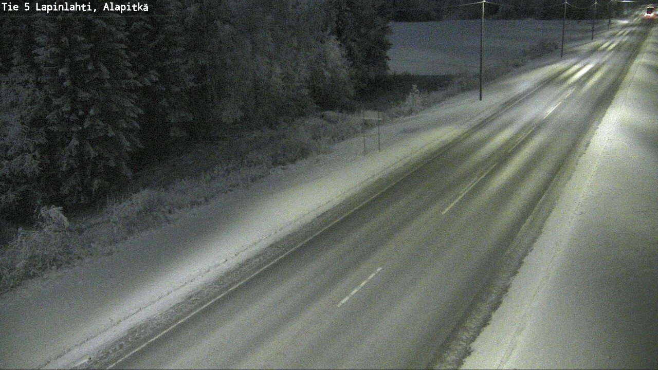 Weather Camera Image Road 5 Lapinlahti, Alapitkä, Lapinlahti, Pohjois-Savo