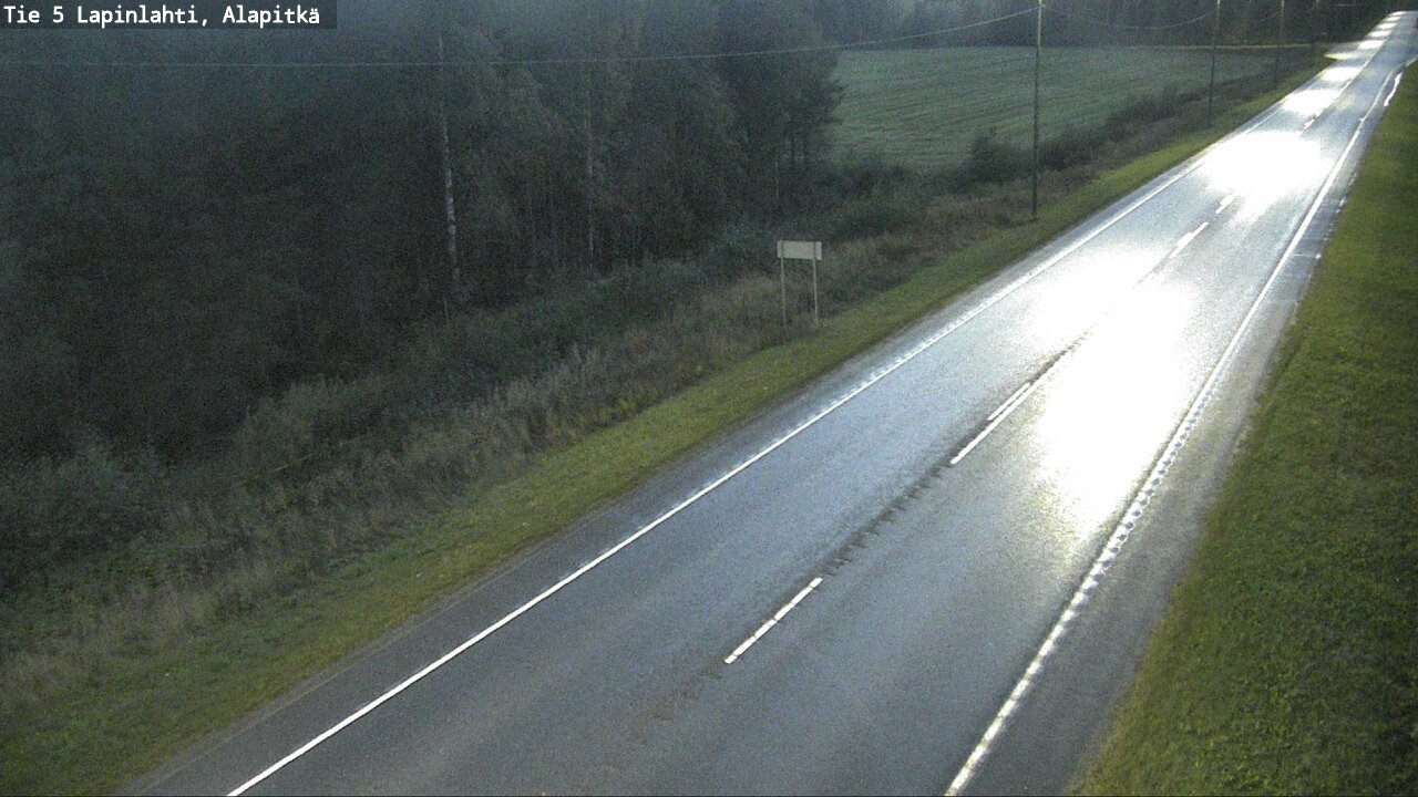 Weather Camera Image Väg 5 Lapinlax, Alapitkä, Lapinlahti, Pohjois-Savo