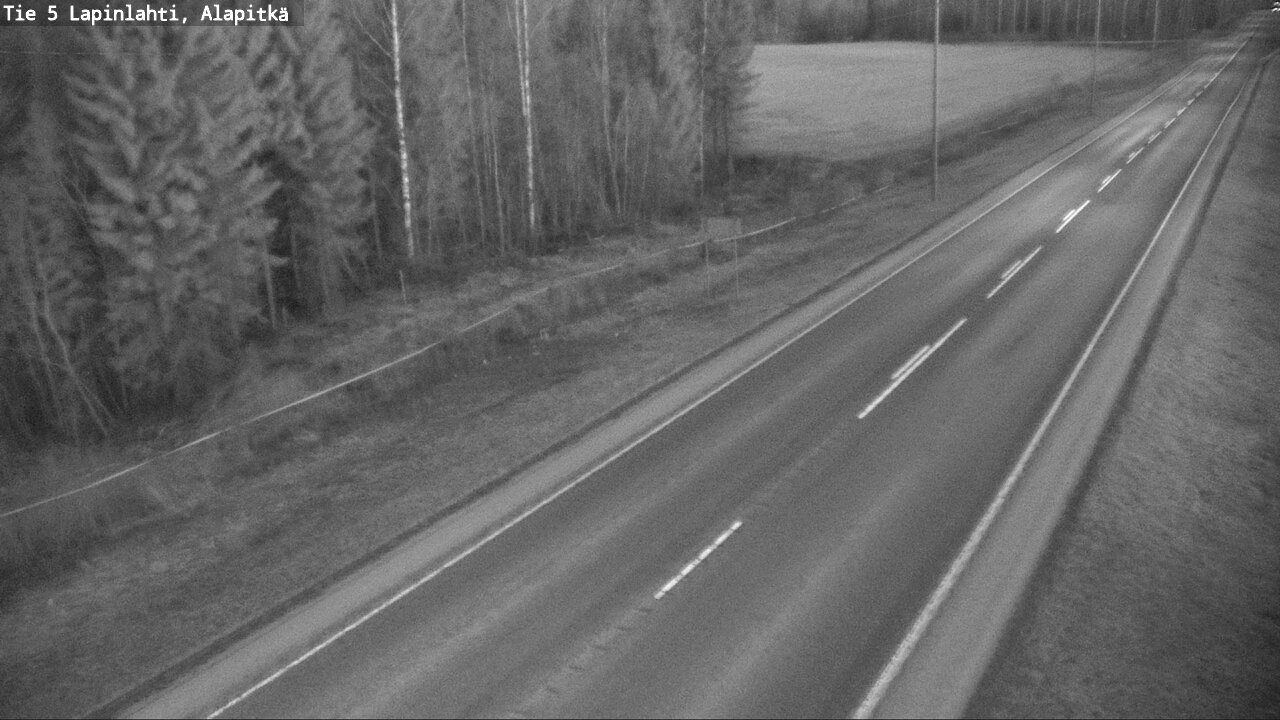 Weather Camera Image Väg 5 Lapinlax, Alapitkä, Lapinlahti, Pohjois-Savo