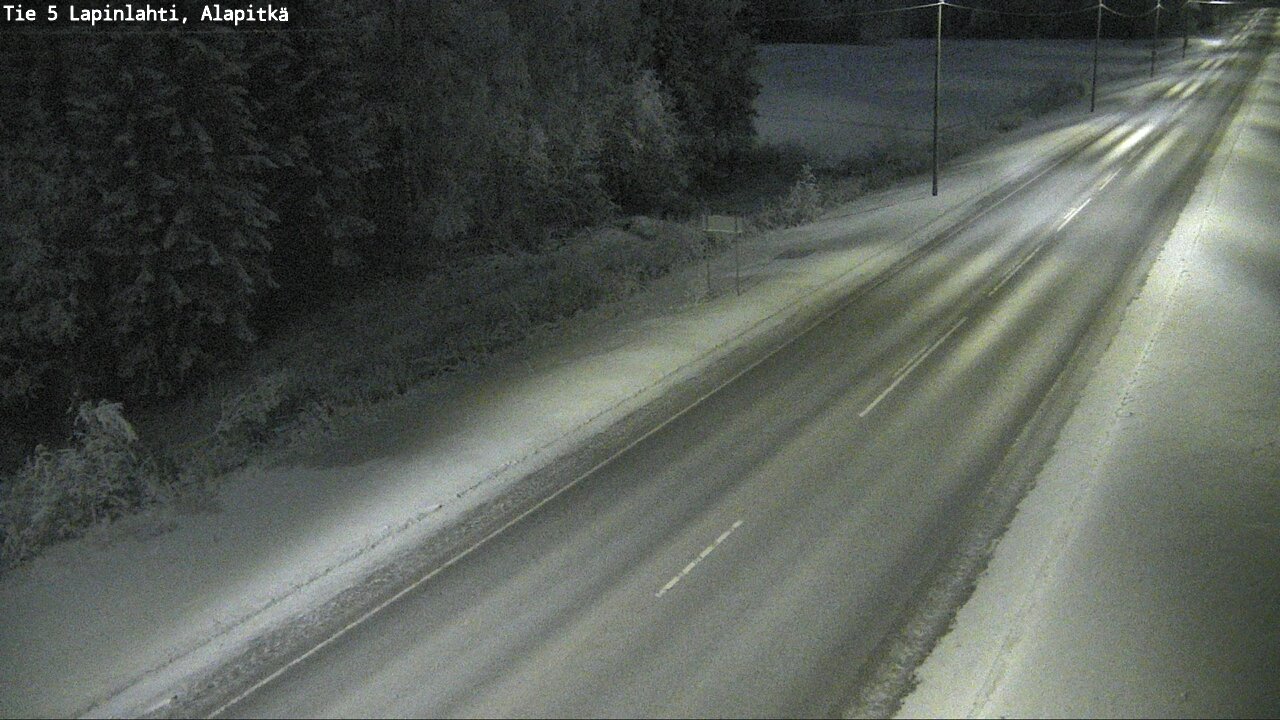 Weather Camera Image Väg 5 Lapinlax, Alapitkä, Lapinlahti, Pohjois-Savo