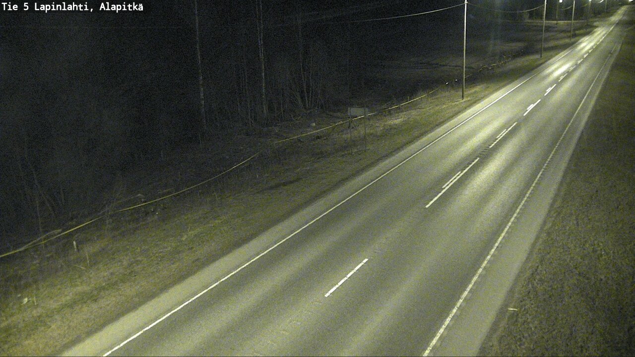 Weather Camera Image Väg 5 Lapinlax, Alapitkä, Lapinlahti, Pohjois-Savo