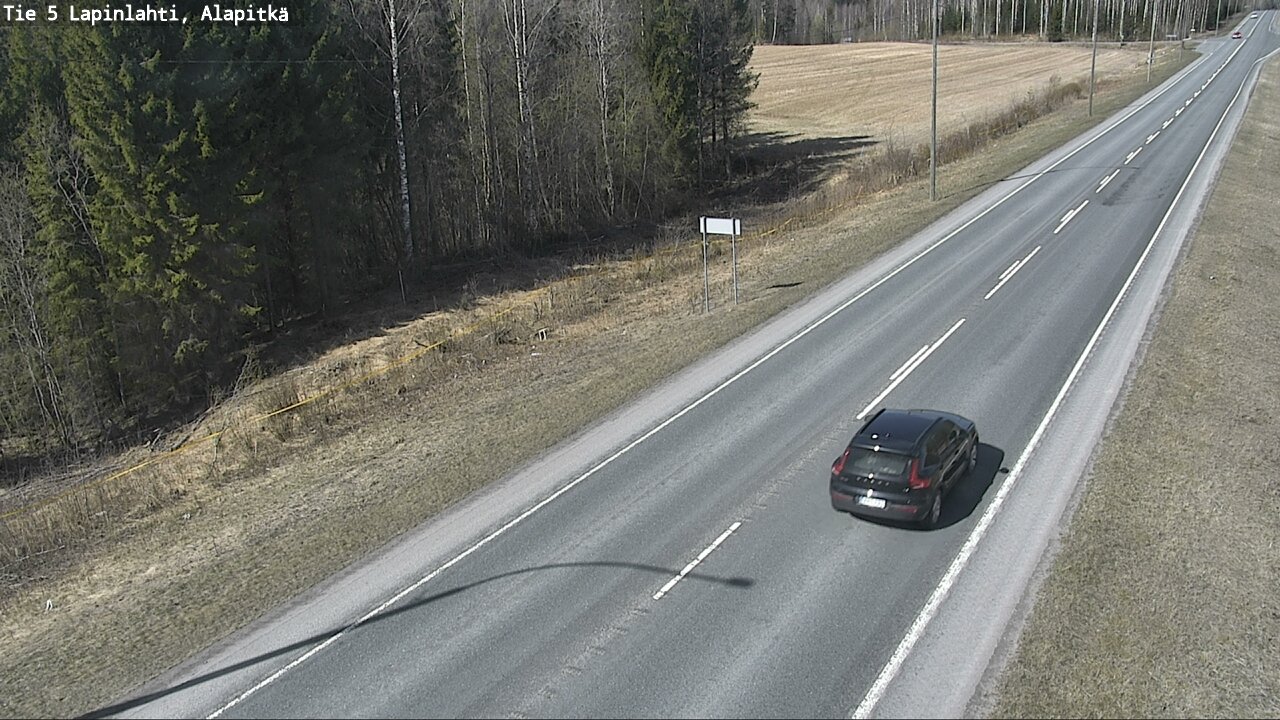 Weather Camera Image Väg 5 Lapinlax, Alapitkä, Lapinlahti, Pohjois-Savo