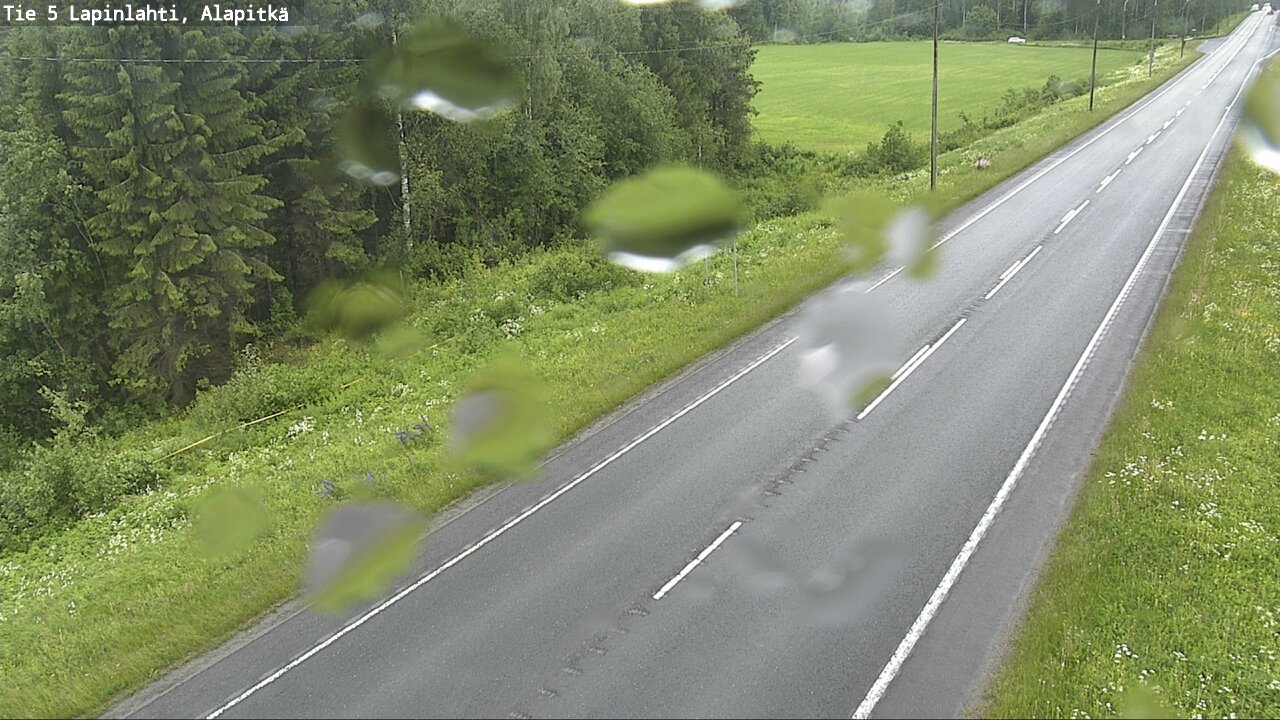 Weather Camera Image Väg 5 Lapinlax, Alapitkä, Lapinlahti, Pohjois-Savo