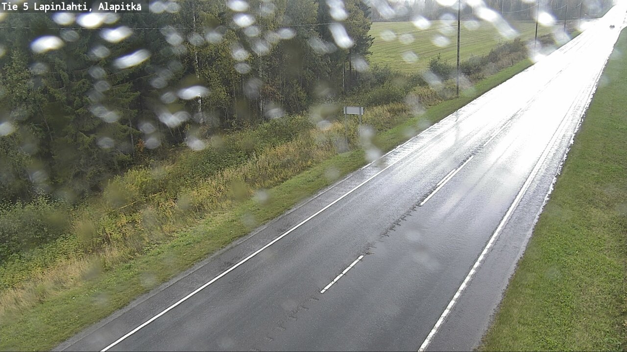 Weather Camera Image Väg 5 Lapinlax, Alapitkä, Lapinlahti, Pohjois-Savo