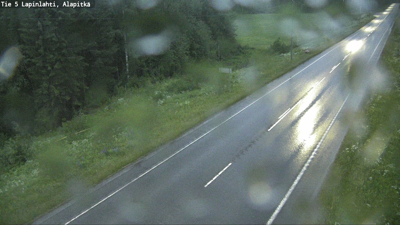 Weather Camera Image Road 5 Lapinlahti, Alapitkä, Lapinlahti, Pohjois-Savo
