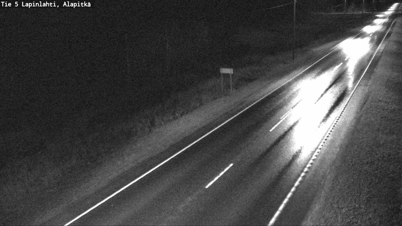 Weather Camera Image Väg 5 Lapinlax, Alapitkä, Lapinlahti, Pohjois-Savo