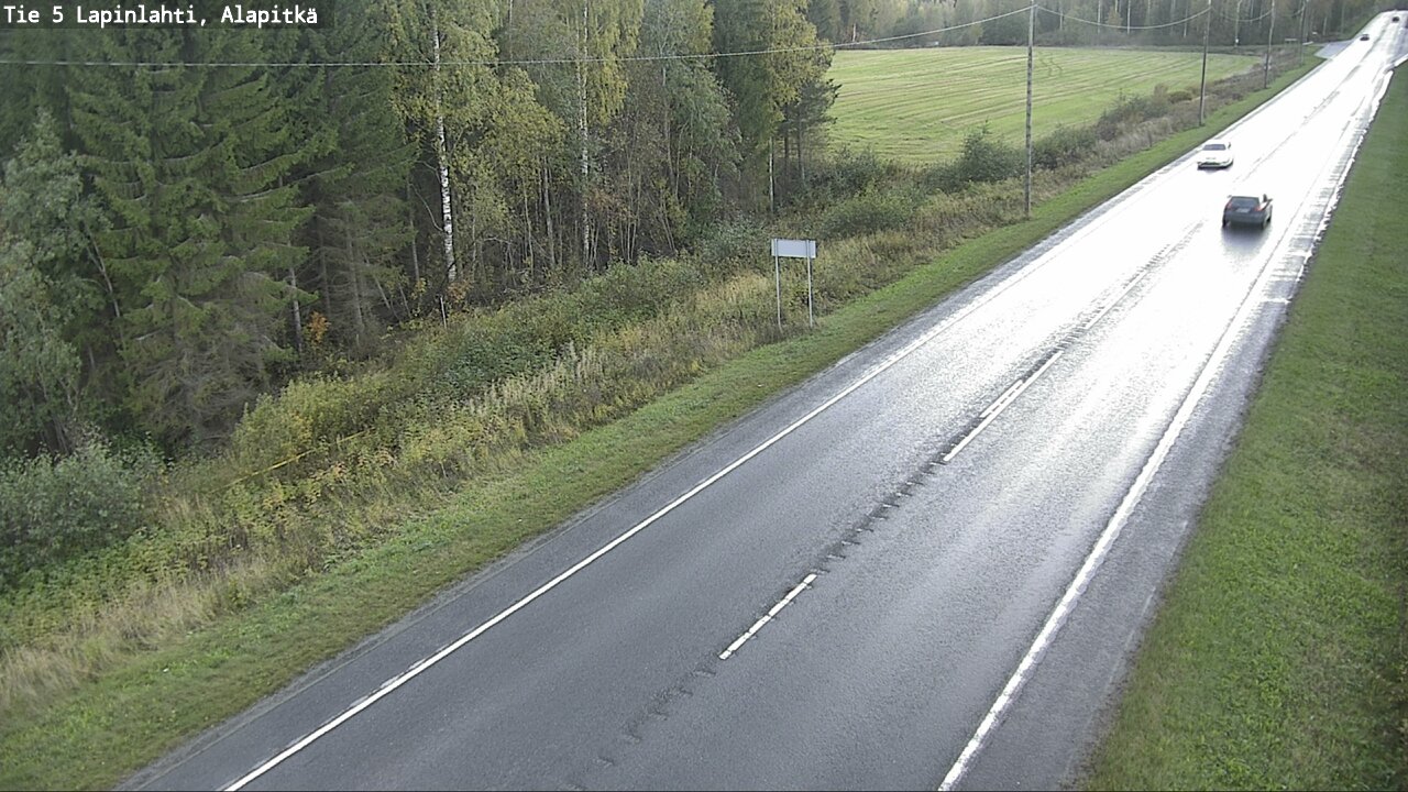 Weather Camera Image Väg 5 Lapinlax, Alapitkä, Lapinlahti, Pohjois-Savo