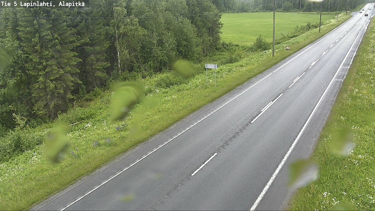 Weather Camera Image Väg 5 Lapinlax, Alapitkä, Lapinlahti, Pohjois-Savo