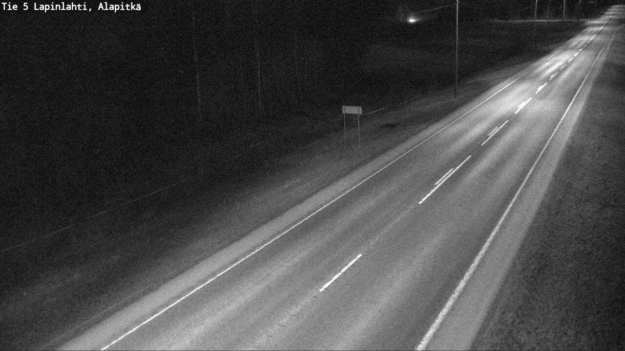 Weather Camera Image Väg 5 Lapinlax, Alapitkä, Lapinlahti, Pohjois-Savo