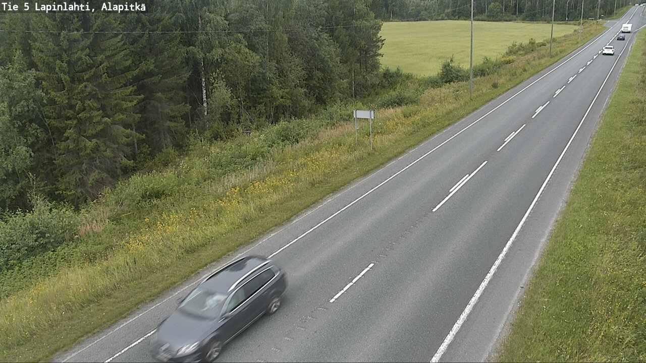 Weather Camera Image Road 5 Lapinlahti, Alapitkä, Lapinlahti, Pohjois-Savo