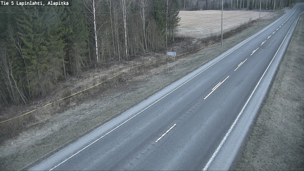 Kelikamerat Kuva Tie 5 Lapinlahti, Alapitkä, Lapinlahti, Pohjois-Savo