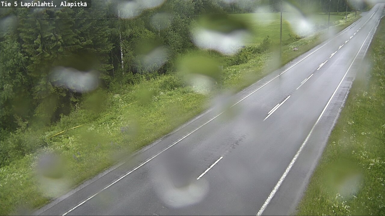 Weather Camera Image Road 5 Lapinlahti, Alapitkä, Lapinlahti, Pohjois-Savo