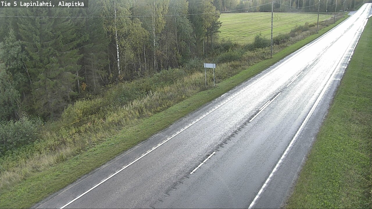 Weather Camera Image Väg 5 Lapinlax, Alapitkä, Lapinlahti, Pohjois-Savo