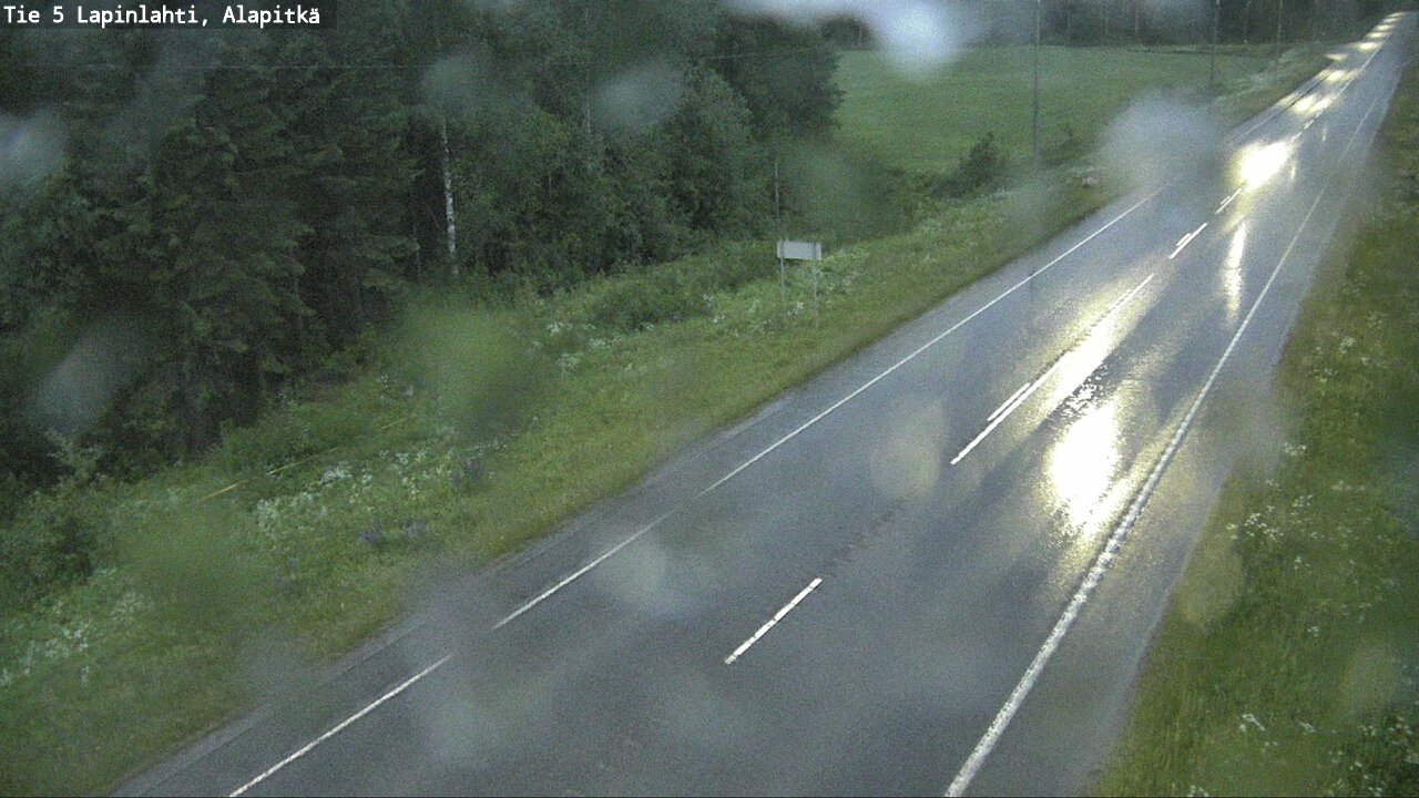 Weather Camera Image Road 5 Lapinlahti, Alapitkä, Lapinlahti, Pohjois-Savo