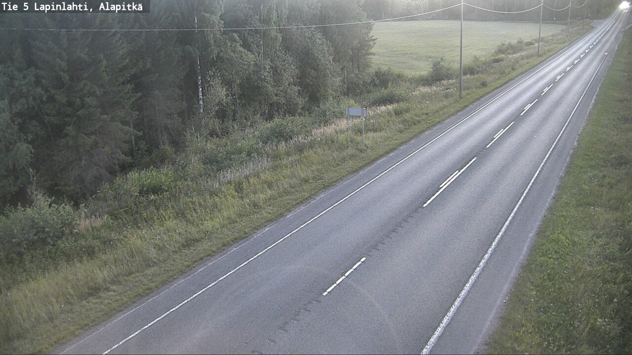 Kelikamerat Kuva Tie 5 Lapinlahti, Alapitkä, Lapinlahti, Pohjois-Savo
