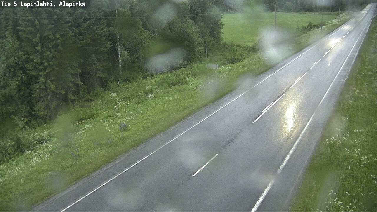 Weather Camera Image Road 5 Lapinlahti, Alapitkä, Lapinlahti, Pohjois-Savo