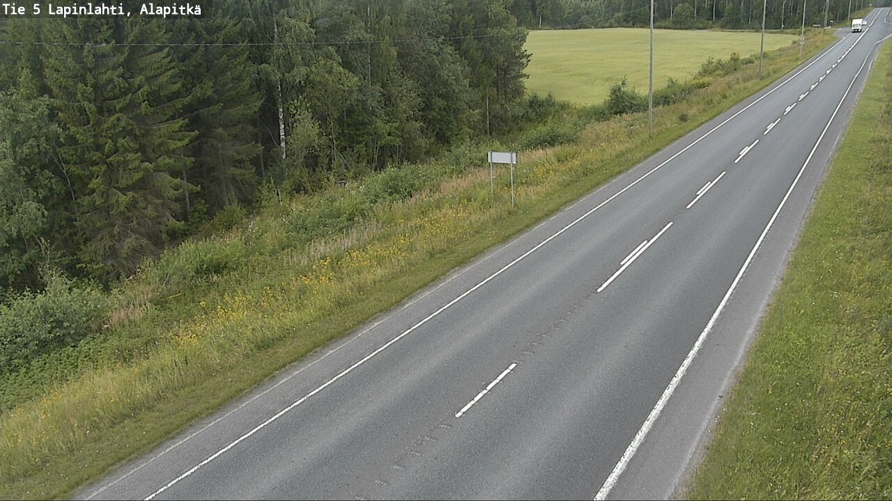 Weather Camera Image Road 5 Lapinlahti, Alapitkä, Lapinlahti, Pohjois-Savo