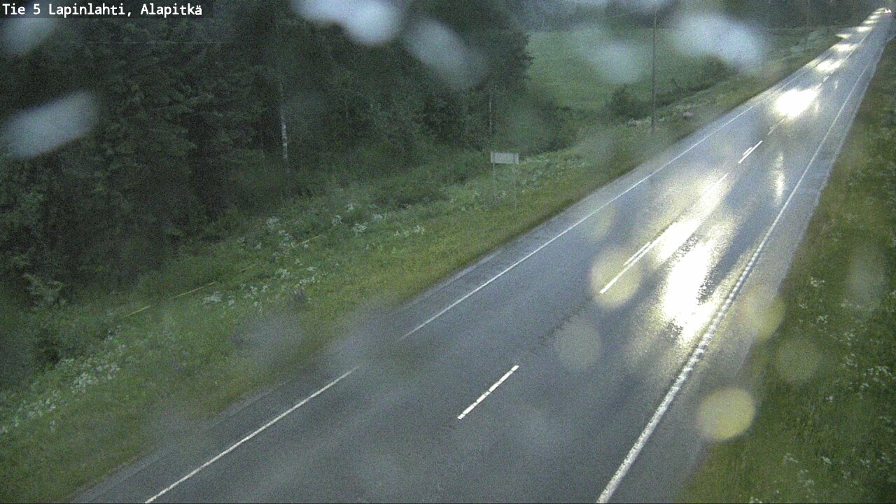 Weather Camera Image Road 5 Lapinlahti, Alapitkä, Lapinlahti, Pohjois-Savo
