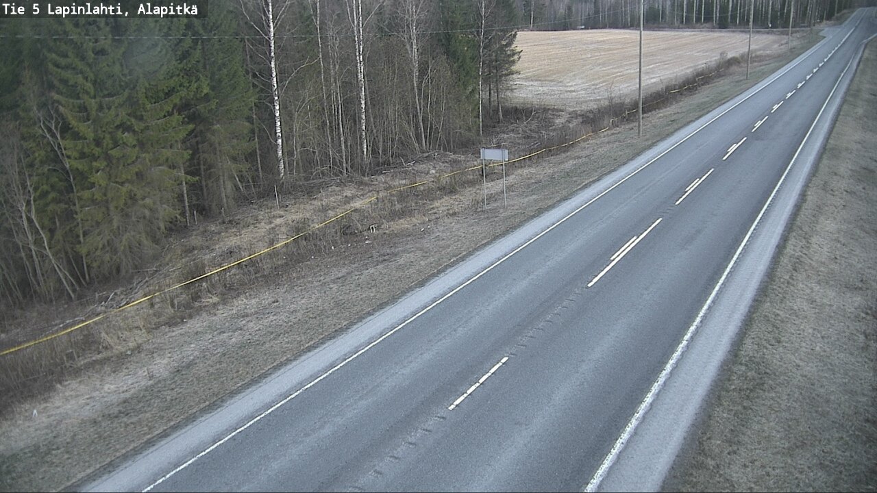 Kelikamerat Kuva Tie 5 Lapinlahti, Alapitkä, Lapinlahti, Pohjois-Savo