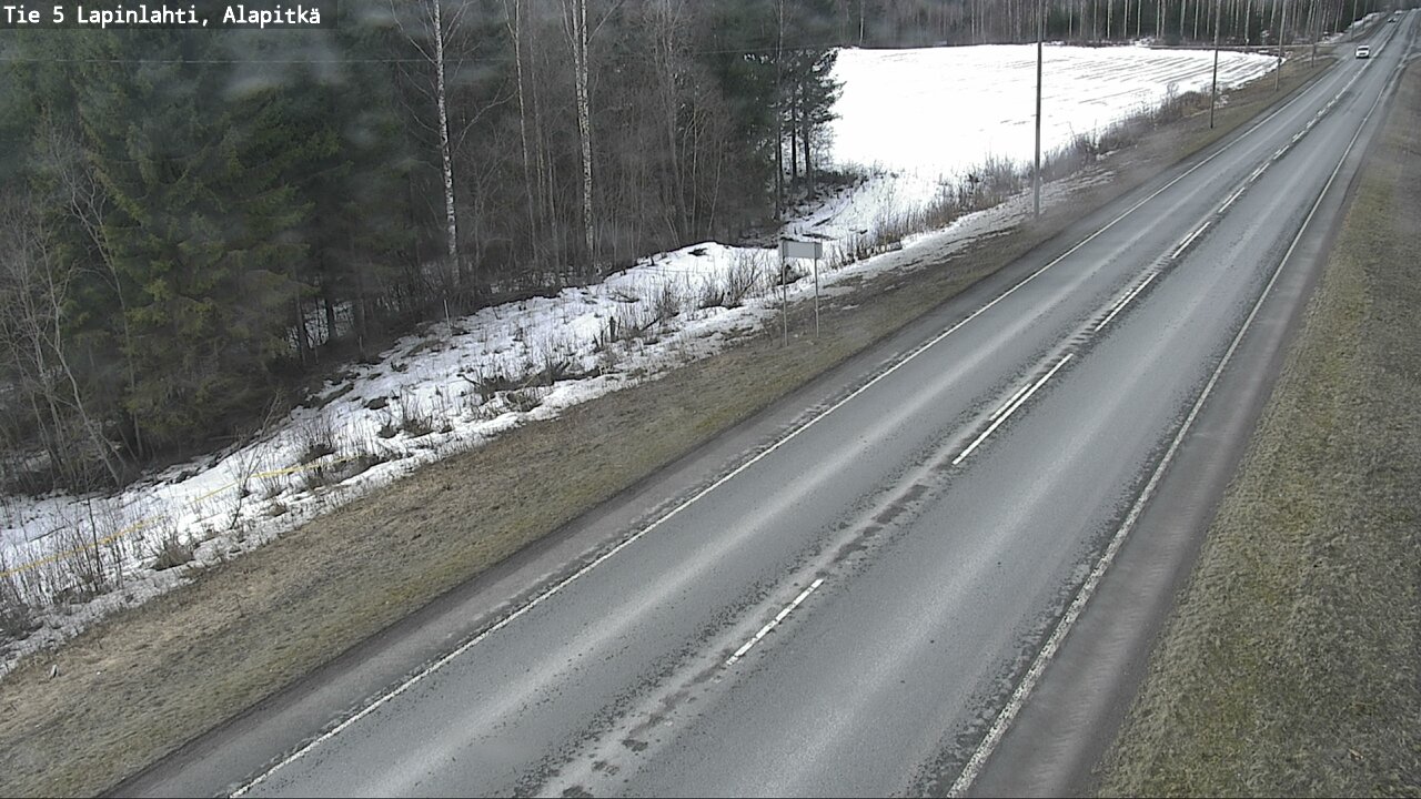 Weather Camera Image Väg 5 Lapinlax, Alapitkä, Lapinlahti, Pohjois-Savo