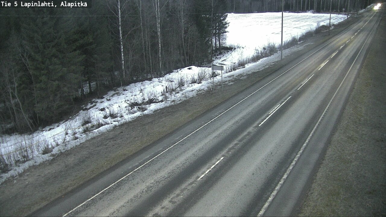 Kelikamerat Kuva Tie 5 Lapinlahti, Alapitkä, Lapinlahti, Pohjois-Savo