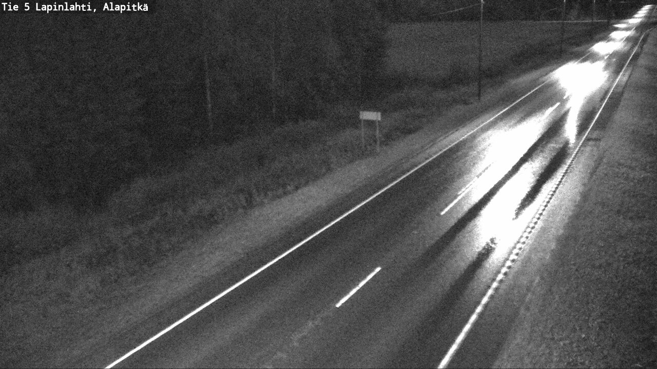 Weather Camera Image Väg 5 Lapinlax, Alapitkä, Lapinlahti, Pohjois-Savo