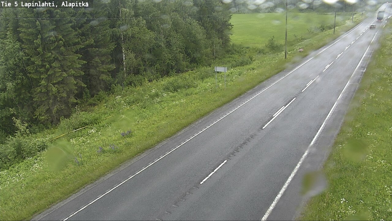 Weather Camera Image Väg 5 Lapinlax, Alapitkä, Lapinlahti, Pohjois-Savo
