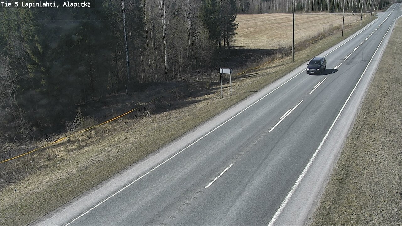 Weather Camera Image Väg 5 Lapinlax, Alapitkä, Lapinlahti, Pohjois-Savo